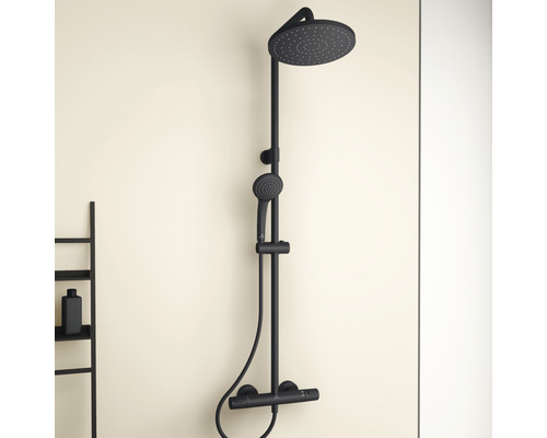 Douchekolom inclusief thermostaat Ideal Standard Ceratherm T25 zwart A7546XG
