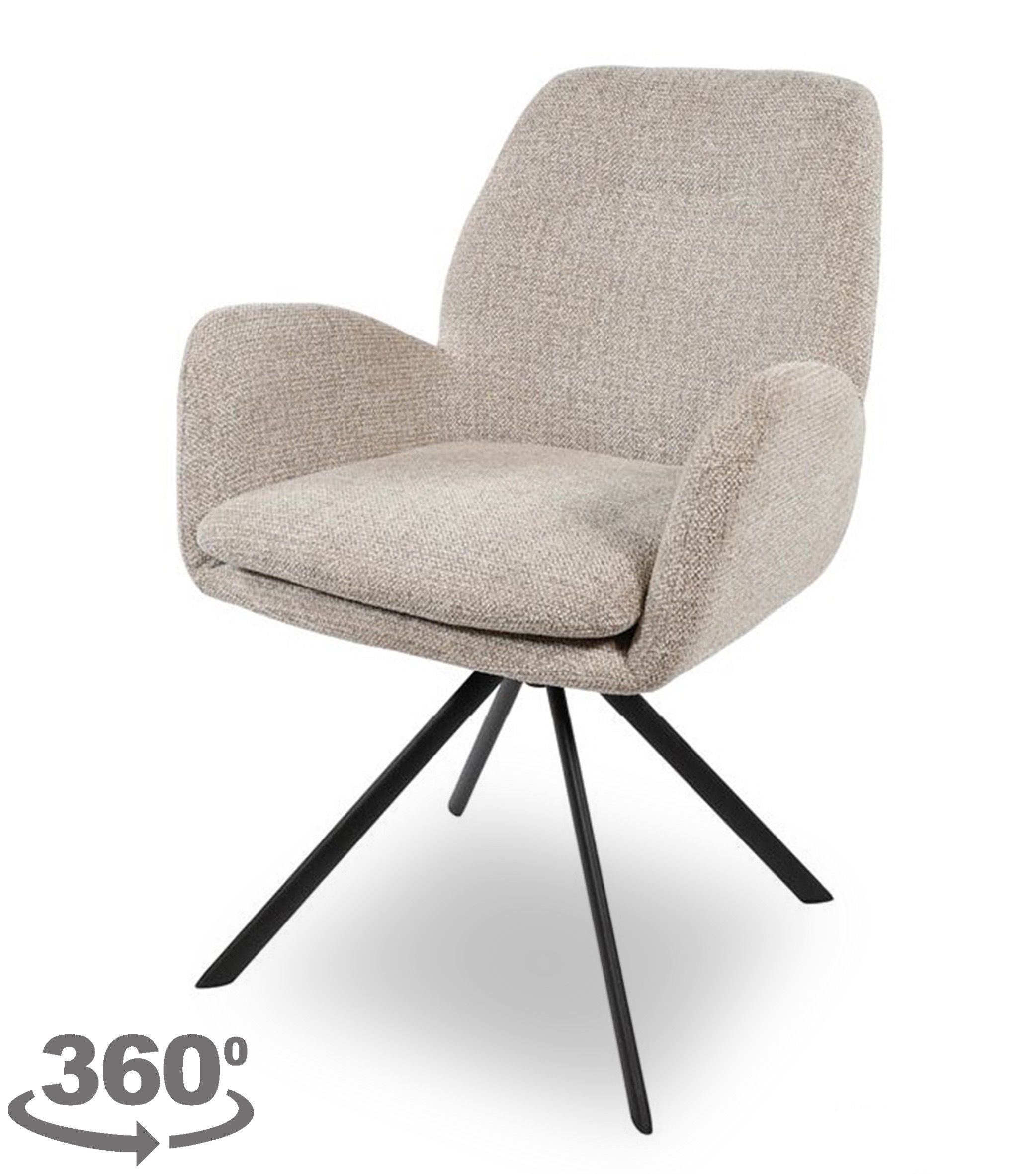 Eetkamerstoel Nature Charles B49 x D61 x H86 cm