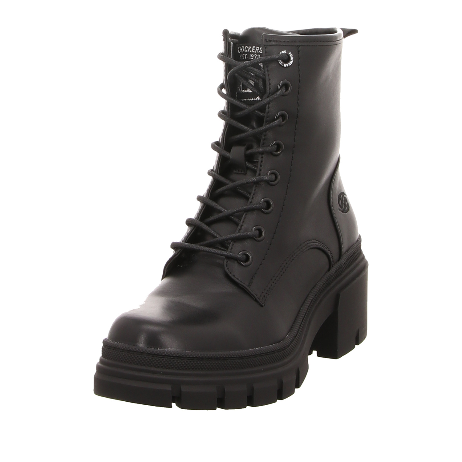 Dockers Schnürstiefel schwarz