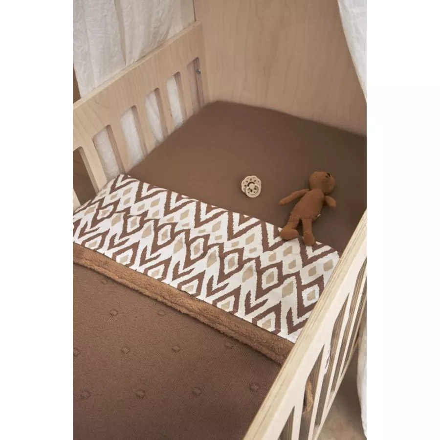 Meyco Jersey Spannbettlaken 60 x 120 Toffee