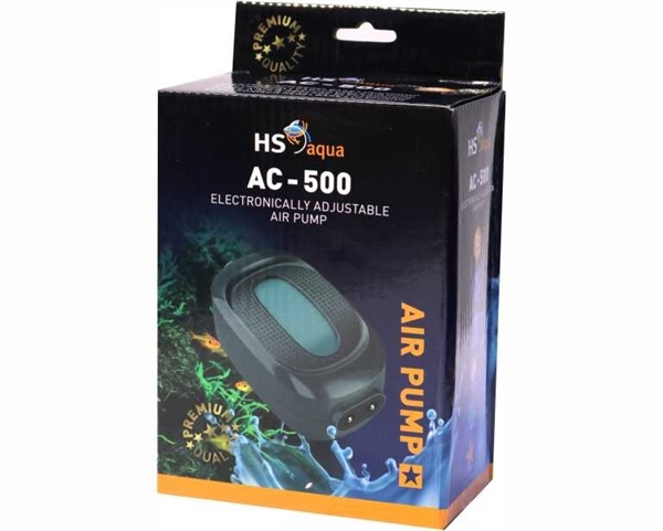 HS Aqua Stille Luchtpomp AC-500  | Beluchting aquarium