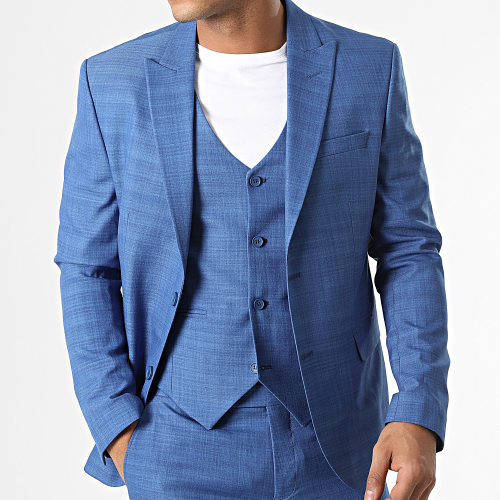 Ensemble Costume 3 Pièces Bleu