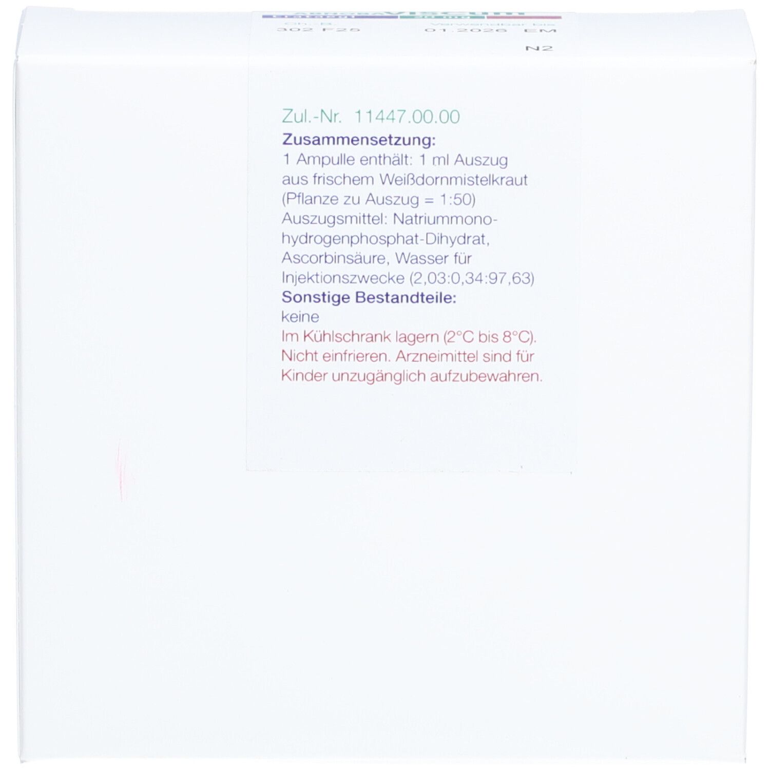 abnobaVISCUM® Crataegi 20 mg Ampullen