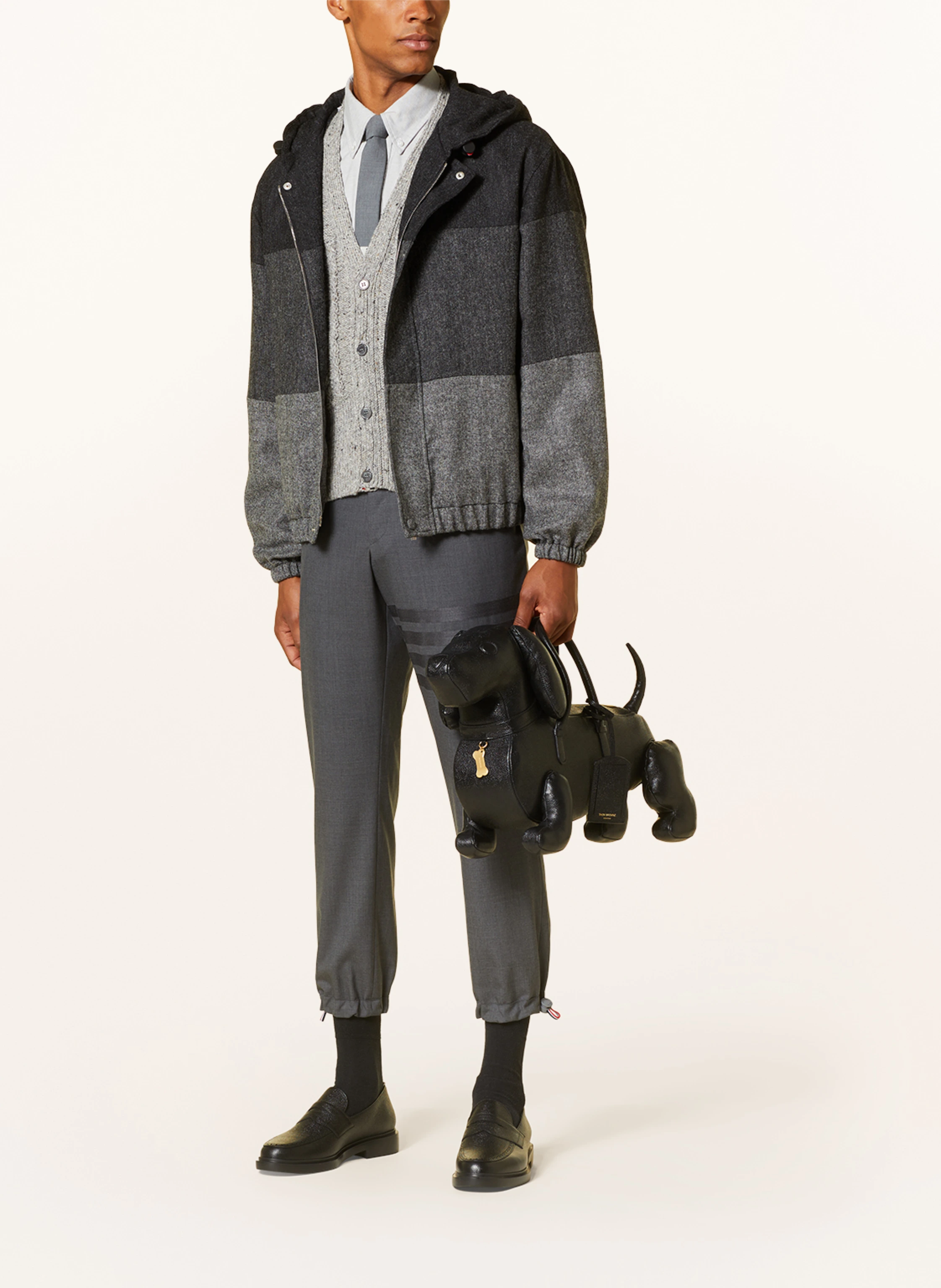 THOM BROWNE. Tweed-Blouson