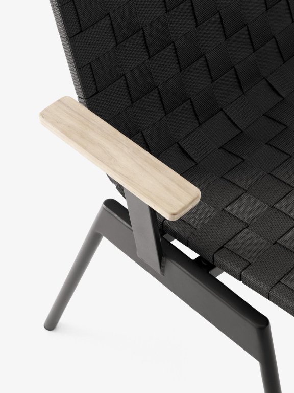 &tradition Ville tuinstoel met armleuningen Warm Black