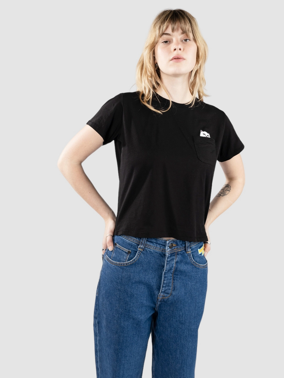 RIPNDIP Lord Nermal Pocket T-Shirt black