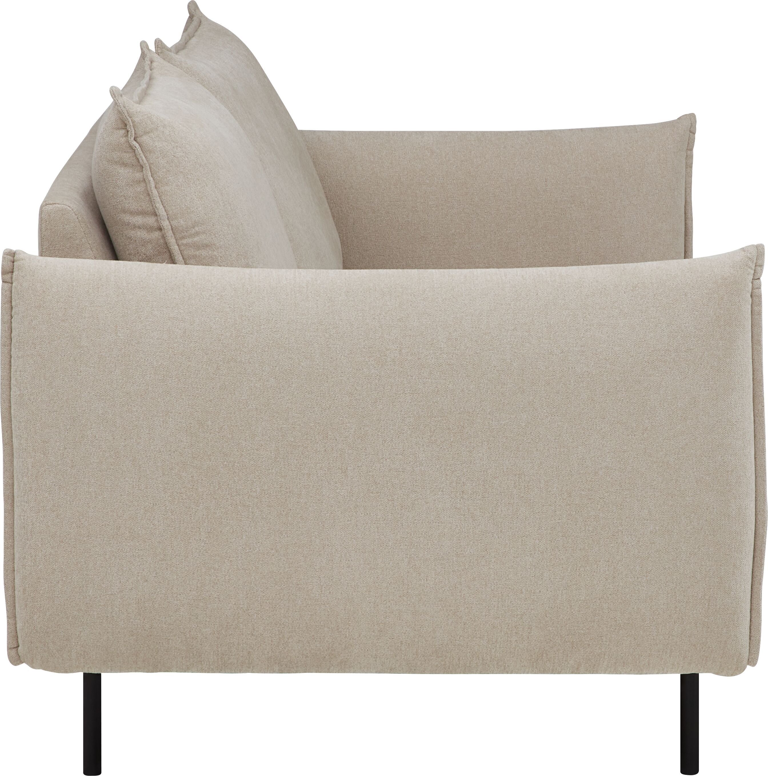 NOLA 2.5er-Sofa - Sand / B: 218.0 cm x T: 100.0 cm x H: 89.0 cm