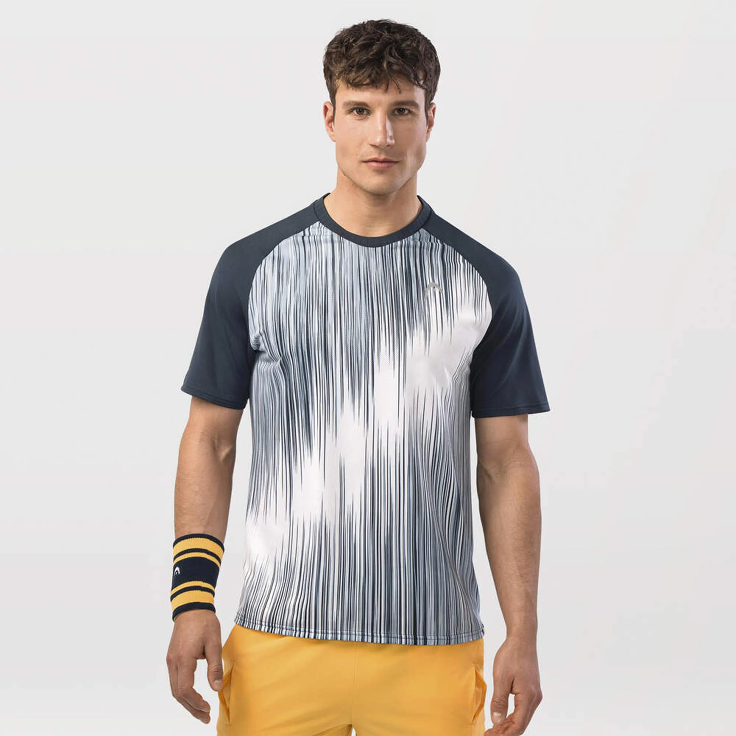 HEAD Performance T-shirt Hommes - Bleu Foncé , Blanc