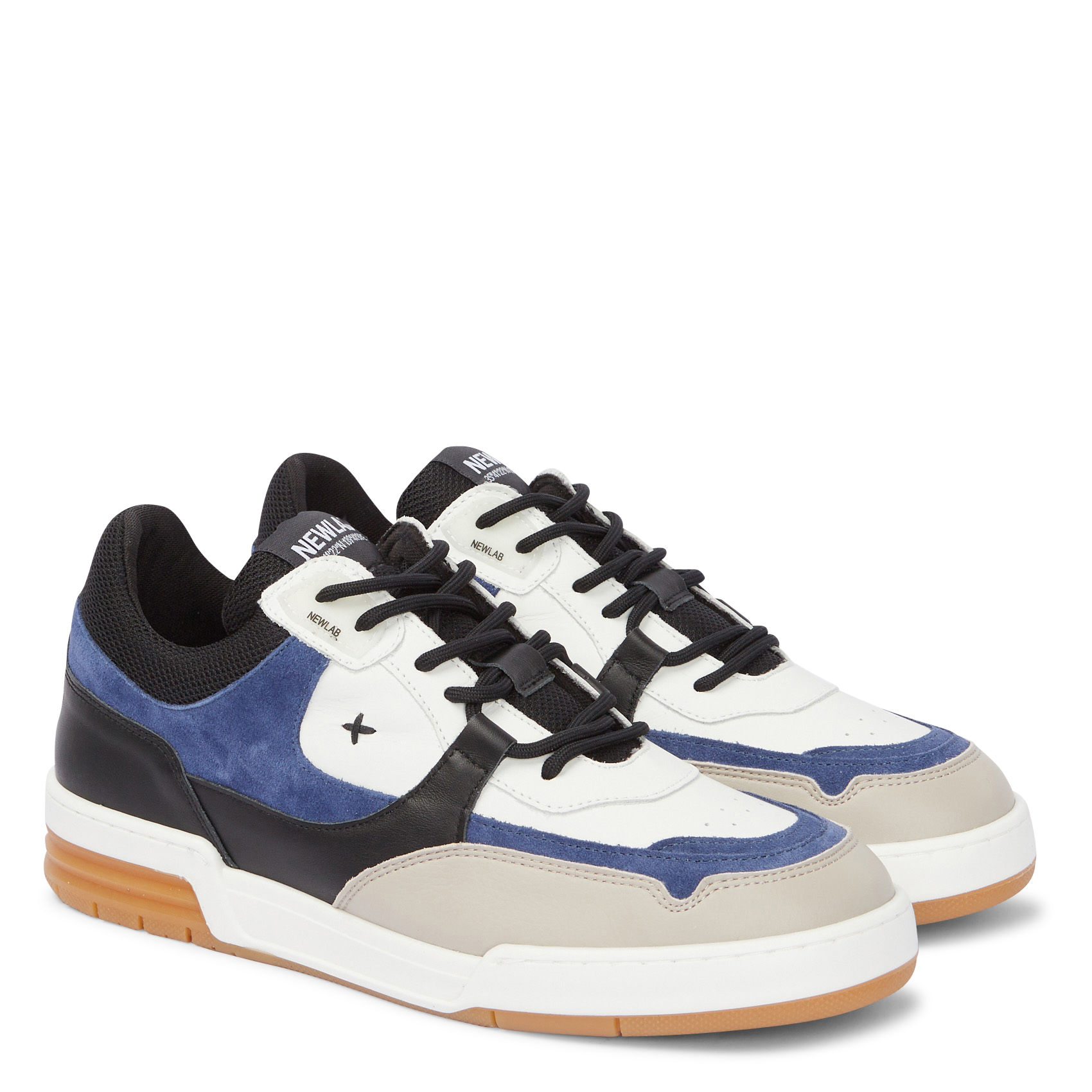 NL12 - Baskets basses en cuir | Blanc