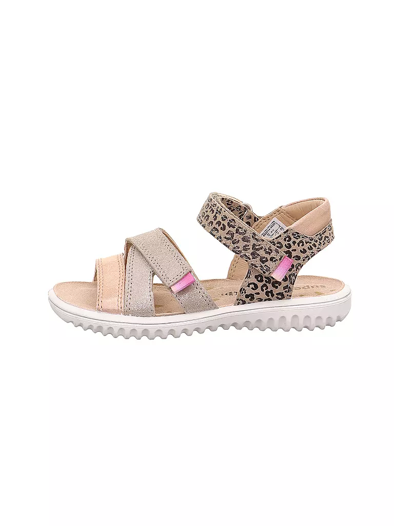 SUPERFIT Mädchen Sandalen SPARKLE beige