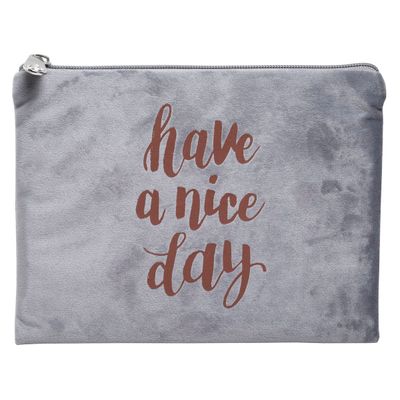 Trousse plate Ellipse - 1 compartiment - disponible dans différentes couleurs - Exacompta