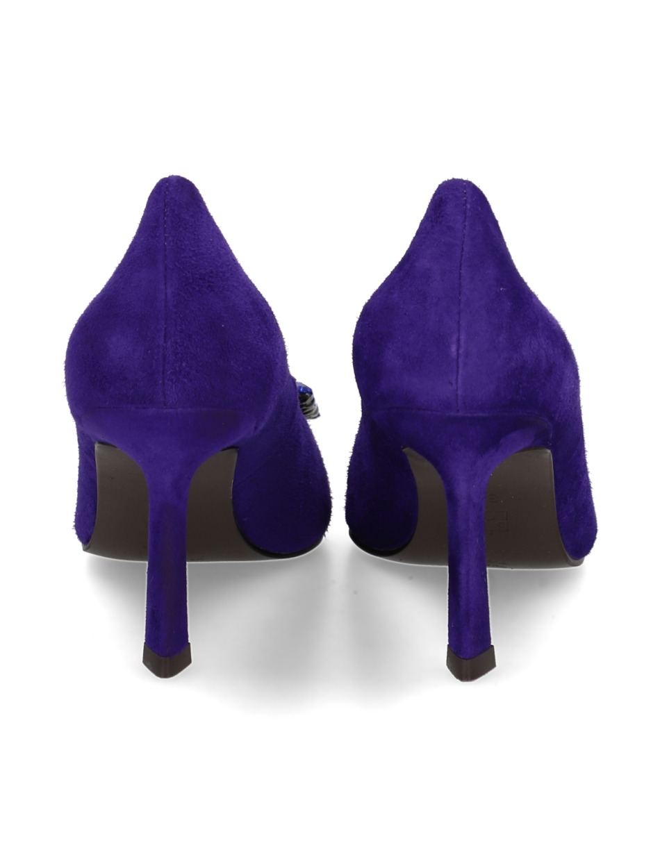 Veloursleder Pumps