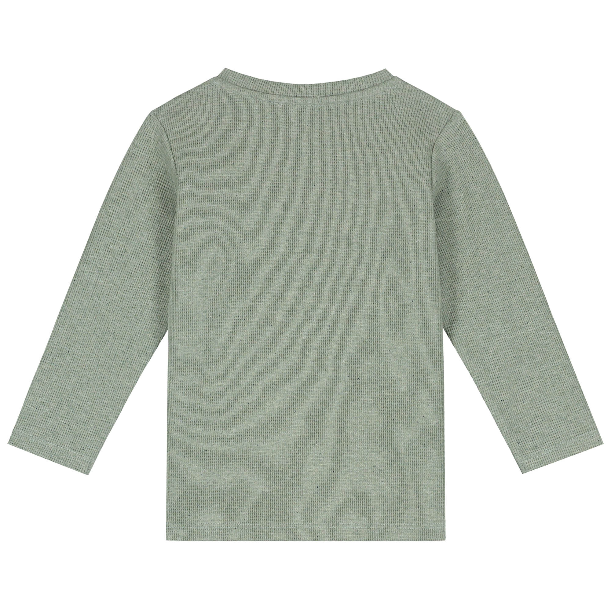 Prénatal baby shirt lange mouwen effen mint