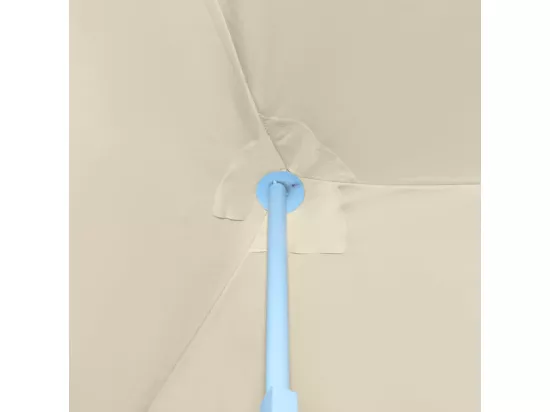 Tente de réception pliable escamotable avec 5 parois 3x9m crème