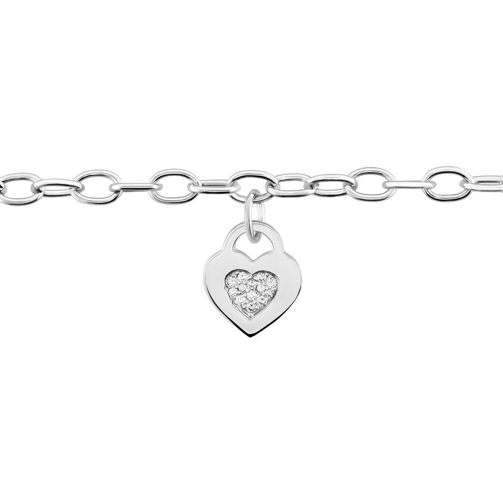 Bracelet Dorote Argent Blanc Oxyde De Zirconium