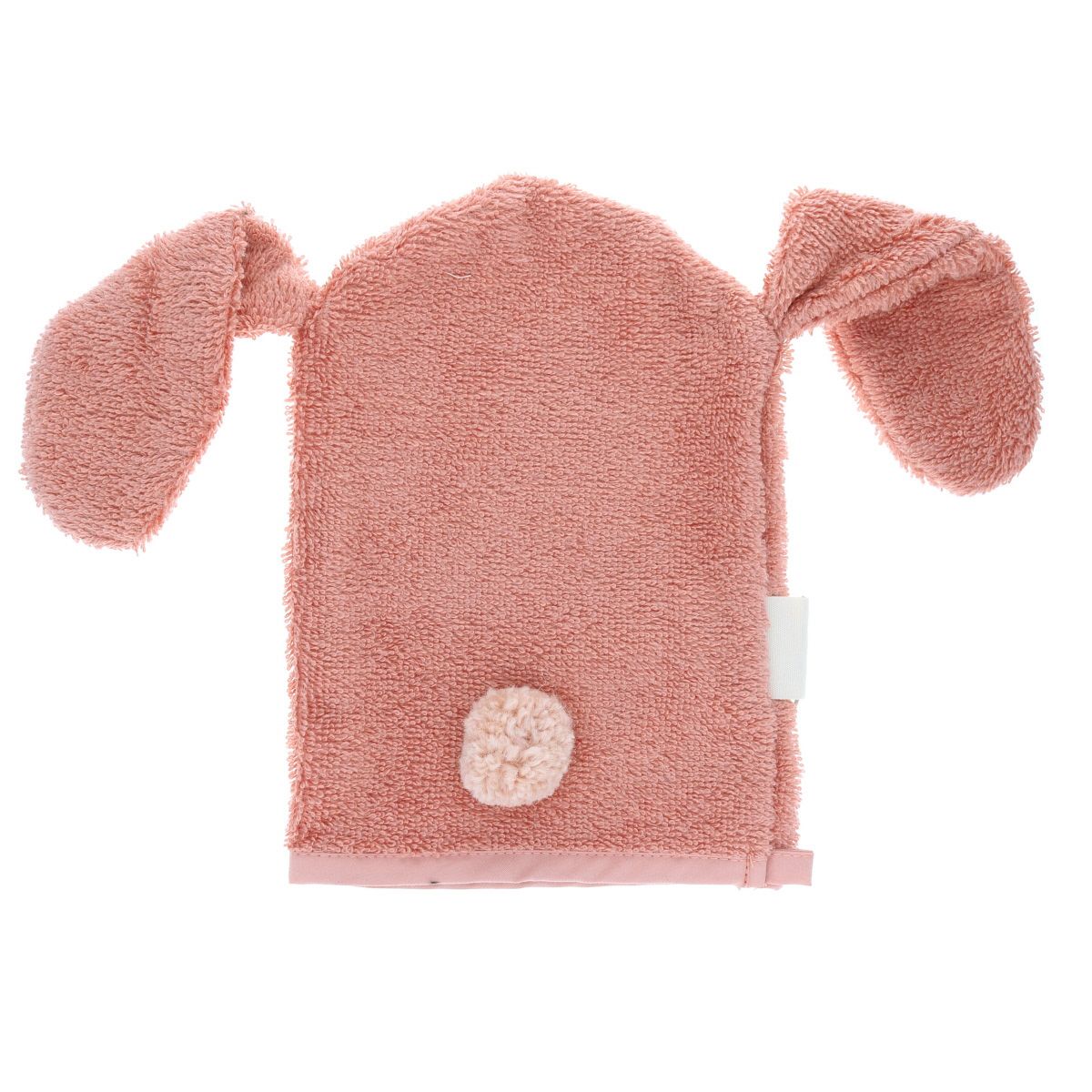 Gant de toilette lapin rose