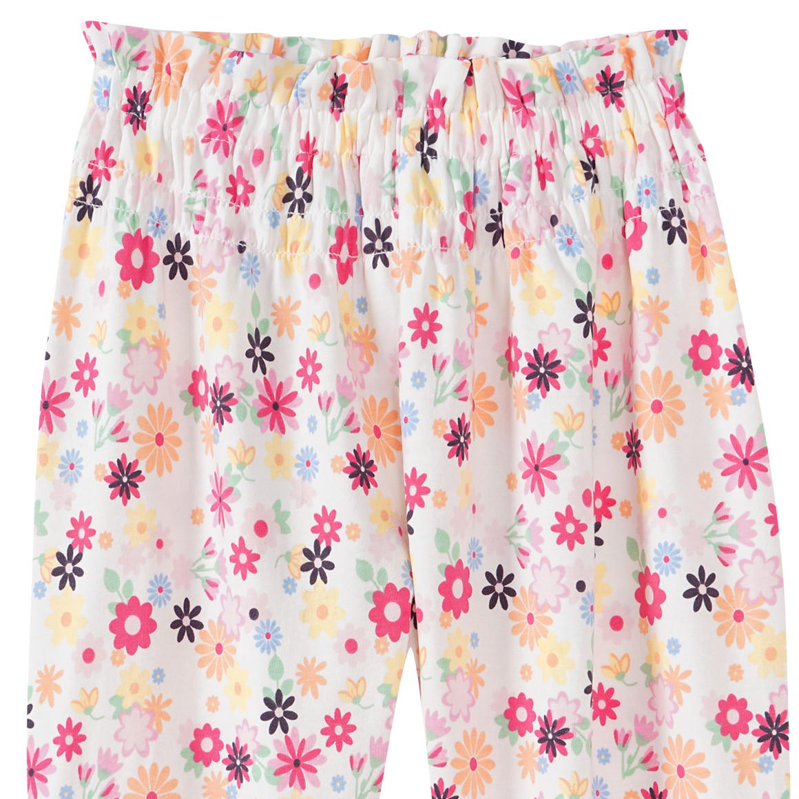 Topomini Baby Jogginghose mit Bio-Baumwolle weiss / bunt