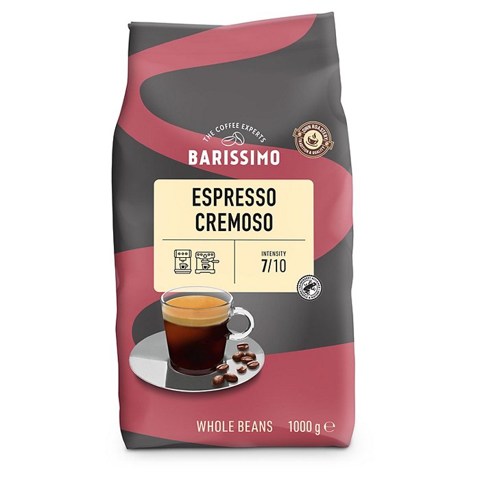 BARISSIMO Espresso Cremoso 1 kg, Ganze Bohne