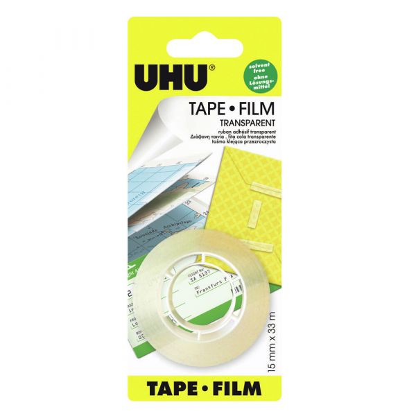 UHU Fita Cola Transparente 15mmx33m
