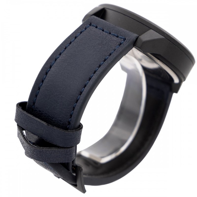 Montre Homme M. JOHN bracelet Cuir Bleu