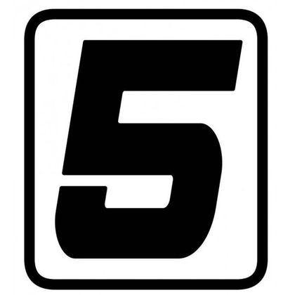 Numéros Barracuda 5 Universel - Noir