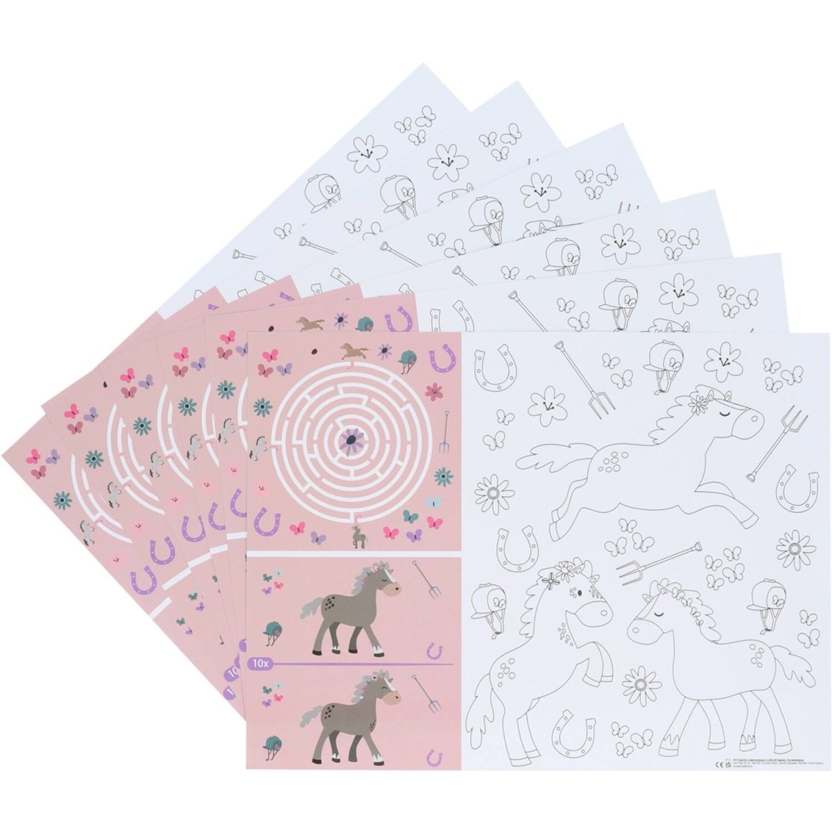 Paard Placemats 40cm 6st