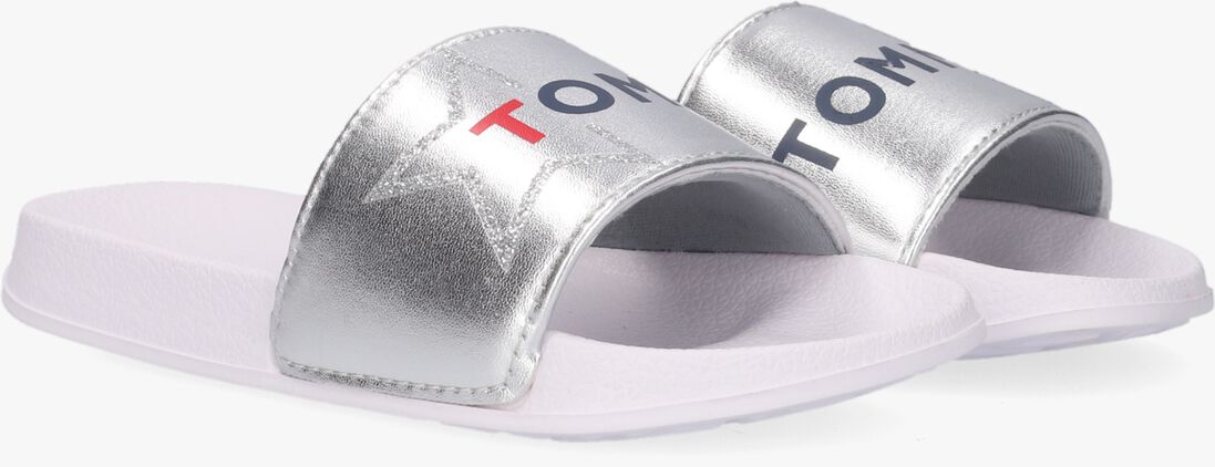 TOMMY HILFIGER zilveren tommy hilfiger badslippers 30890