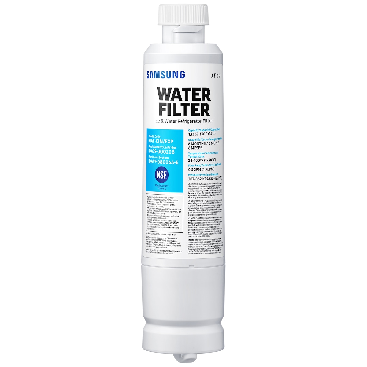 Samsung vannfilter HAF-CIN/EXP