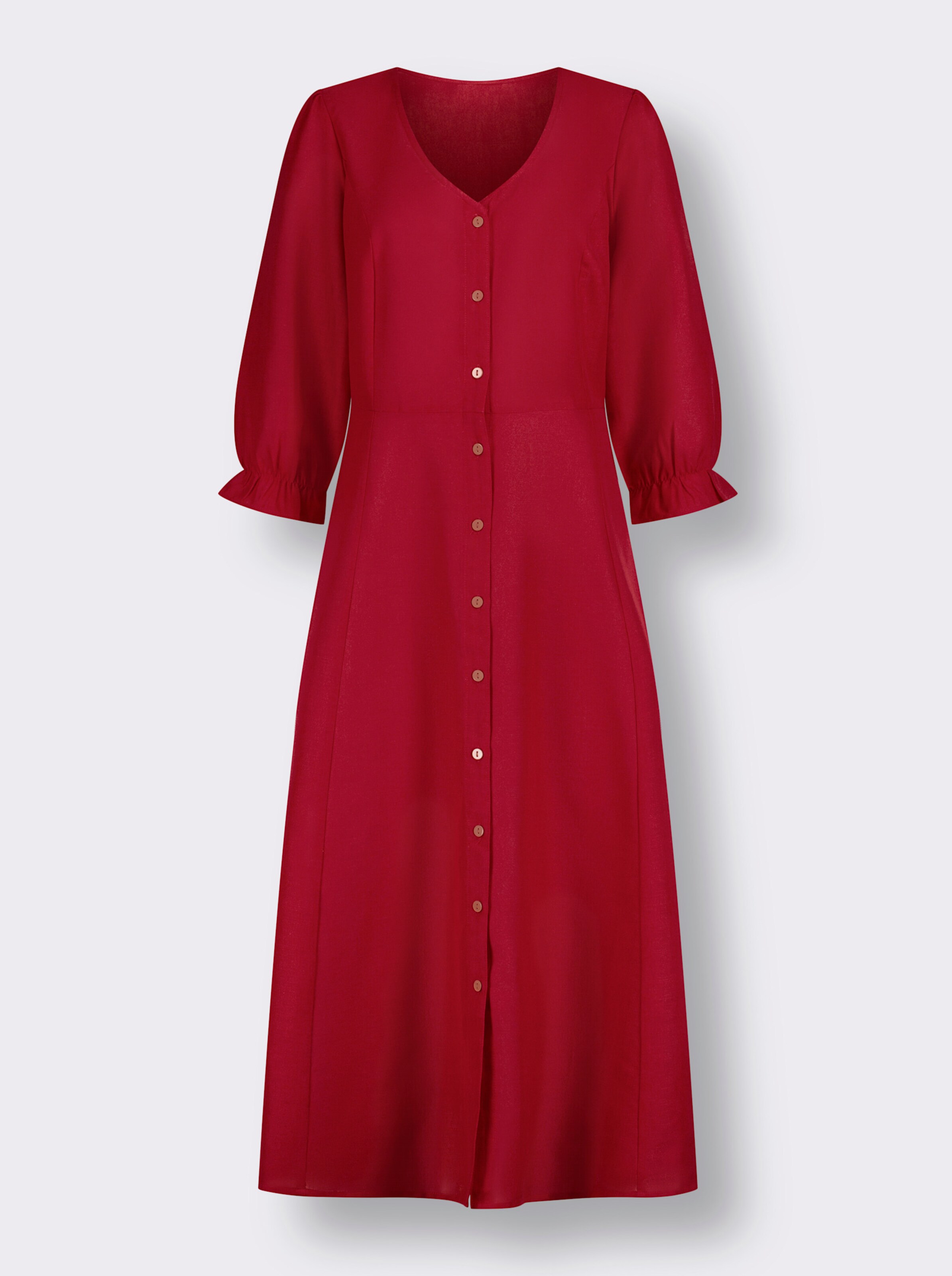 Trachtenkleid in Leinen-Optik