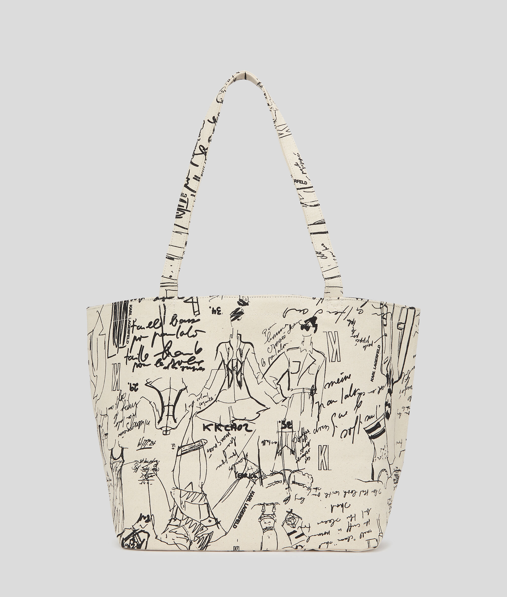 SAC SHOPPER AVEC MOTIF CROQUIS K/ARCHIVE