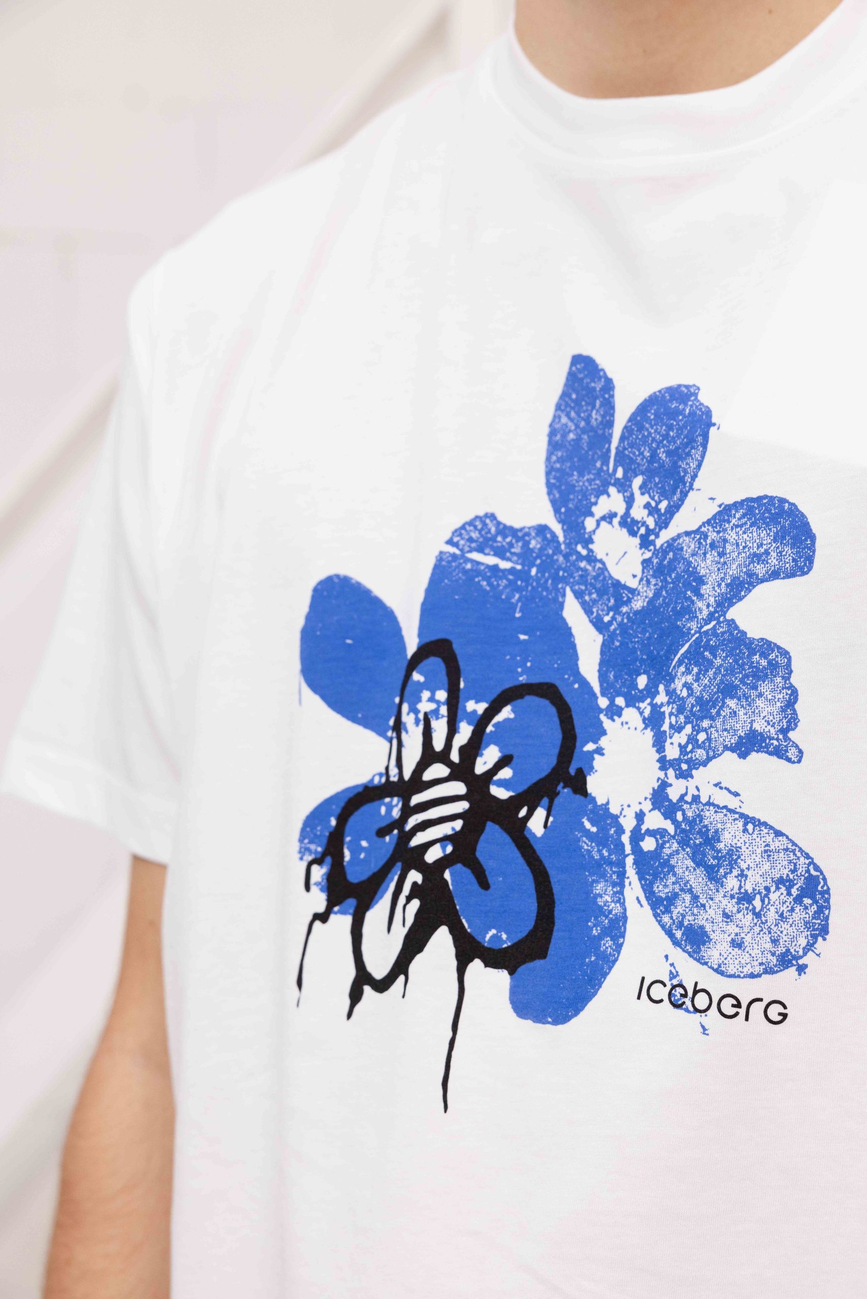 Iceberg 5D F071 Jersey T-Shirt Heren Wit