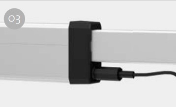 Fiamma Rafter LED Van Spannstange mit LED für Fiamma F40van, F43 und F45s