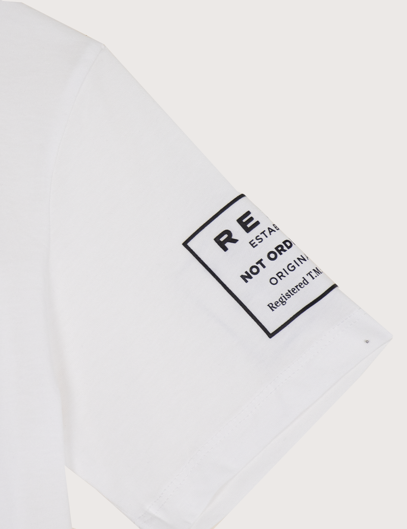 REPLAY T-SHIRT HOMME JERSEY REGULAR SLIM BLANC