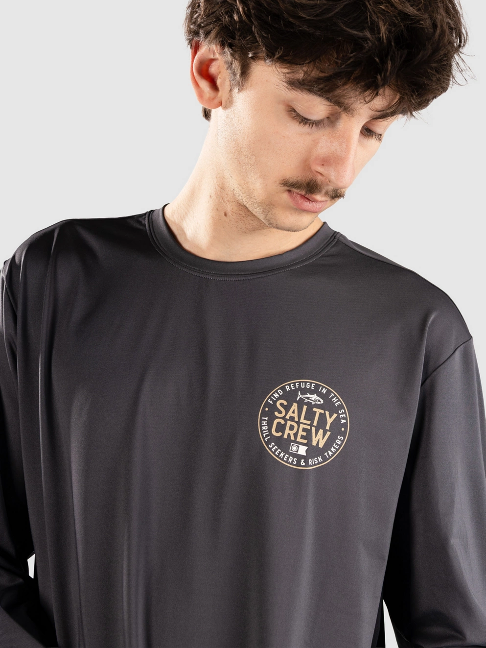 Salty Crew Legendary Sun Longsleeve Lycra charcoal