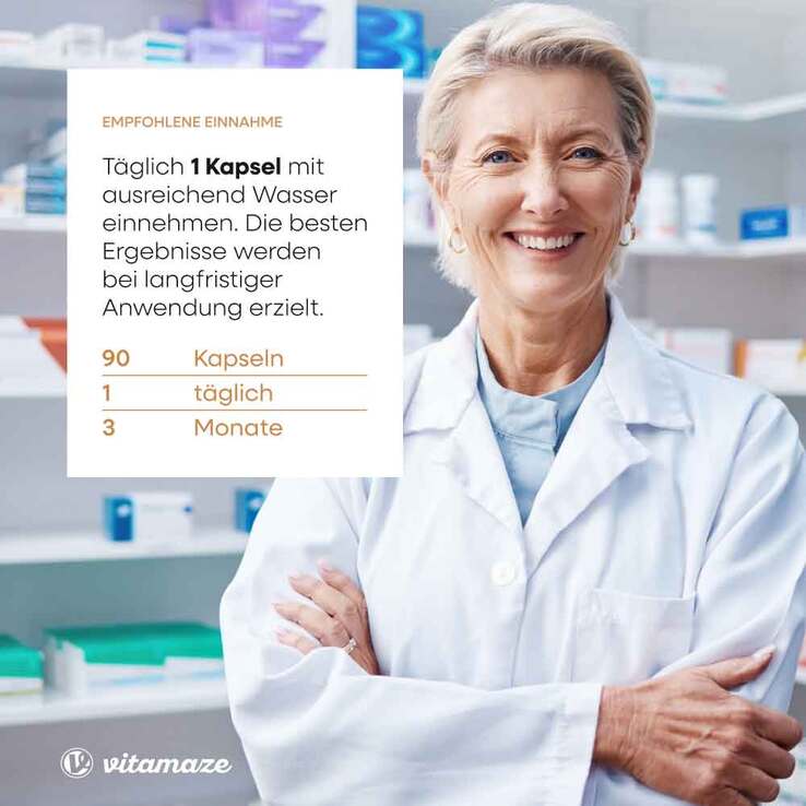Curcuma 10.000 + Piperin hochdosiert vegan Kapseln, 90 St