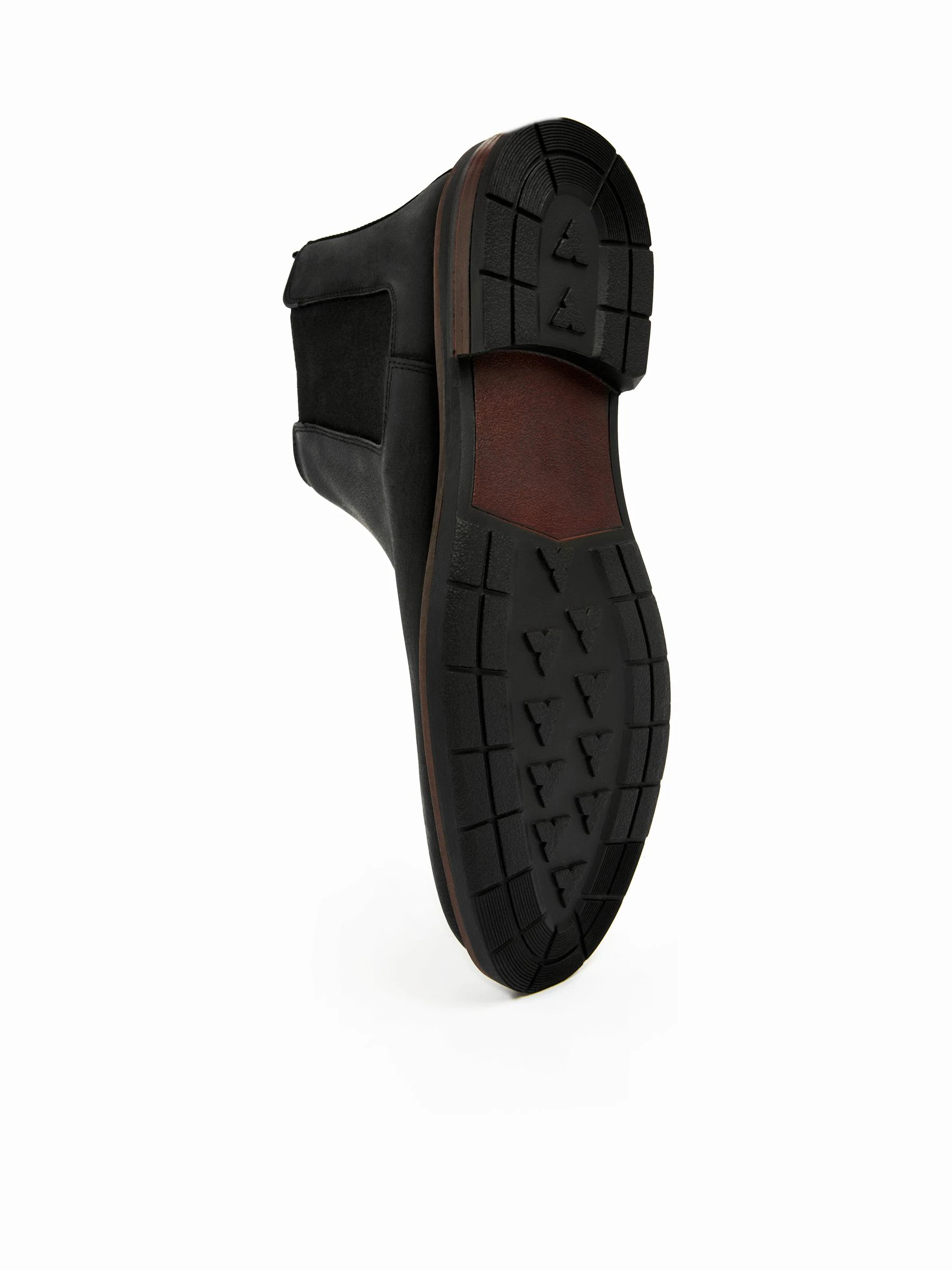 Zwart - Waxy Leather Chelsea Boots