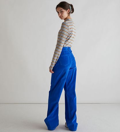 Grunt Hosen - Wise Wide Corderoy - Digital Blue