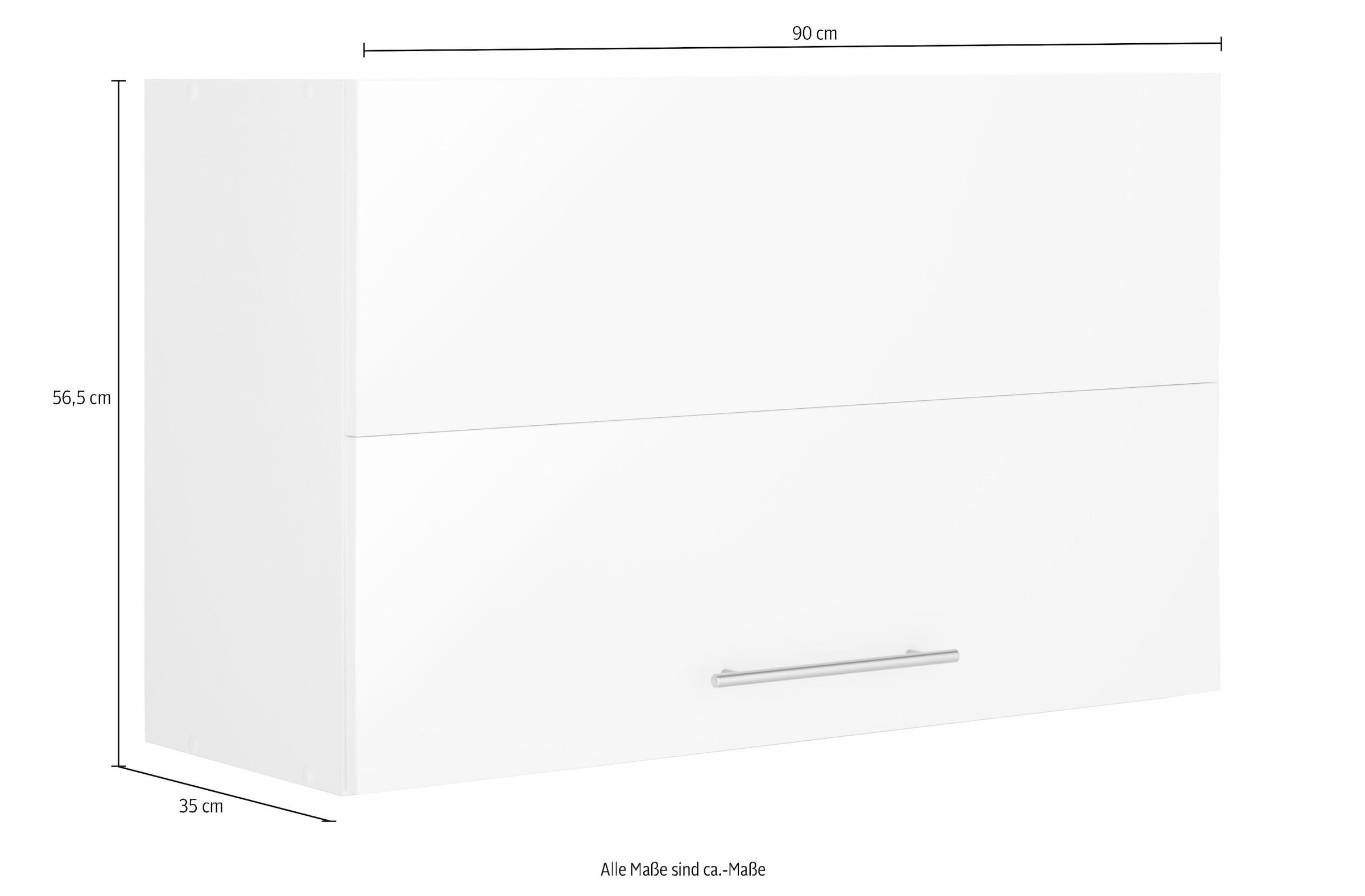 wiho Küchen Faltlifthängeschrank »Ela« Breite 90 cm