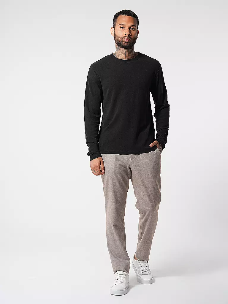 NN.07 Langarmshirt CLIVE schwarz