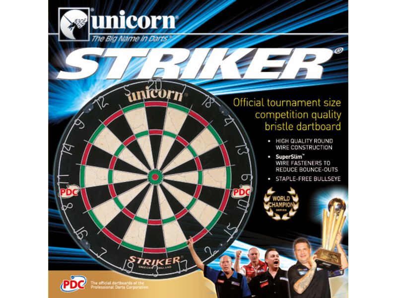 Unicorn Dartboard Striker Bristle Dart Board aus Sisalfasern