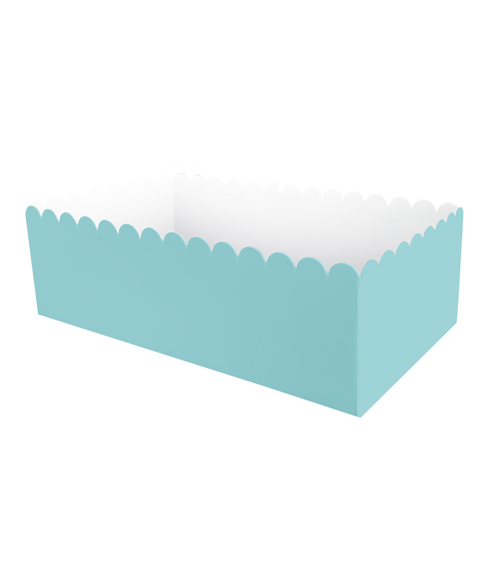 Lichtblauwe Snackbakje 12,5cm 8st