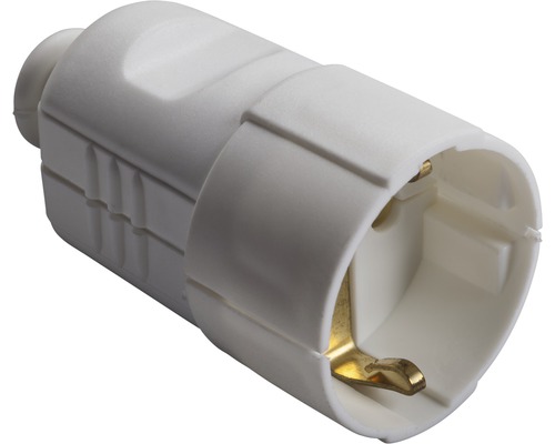 Veiligheidscontactkoppeling met sproeier 16A IP20 wit