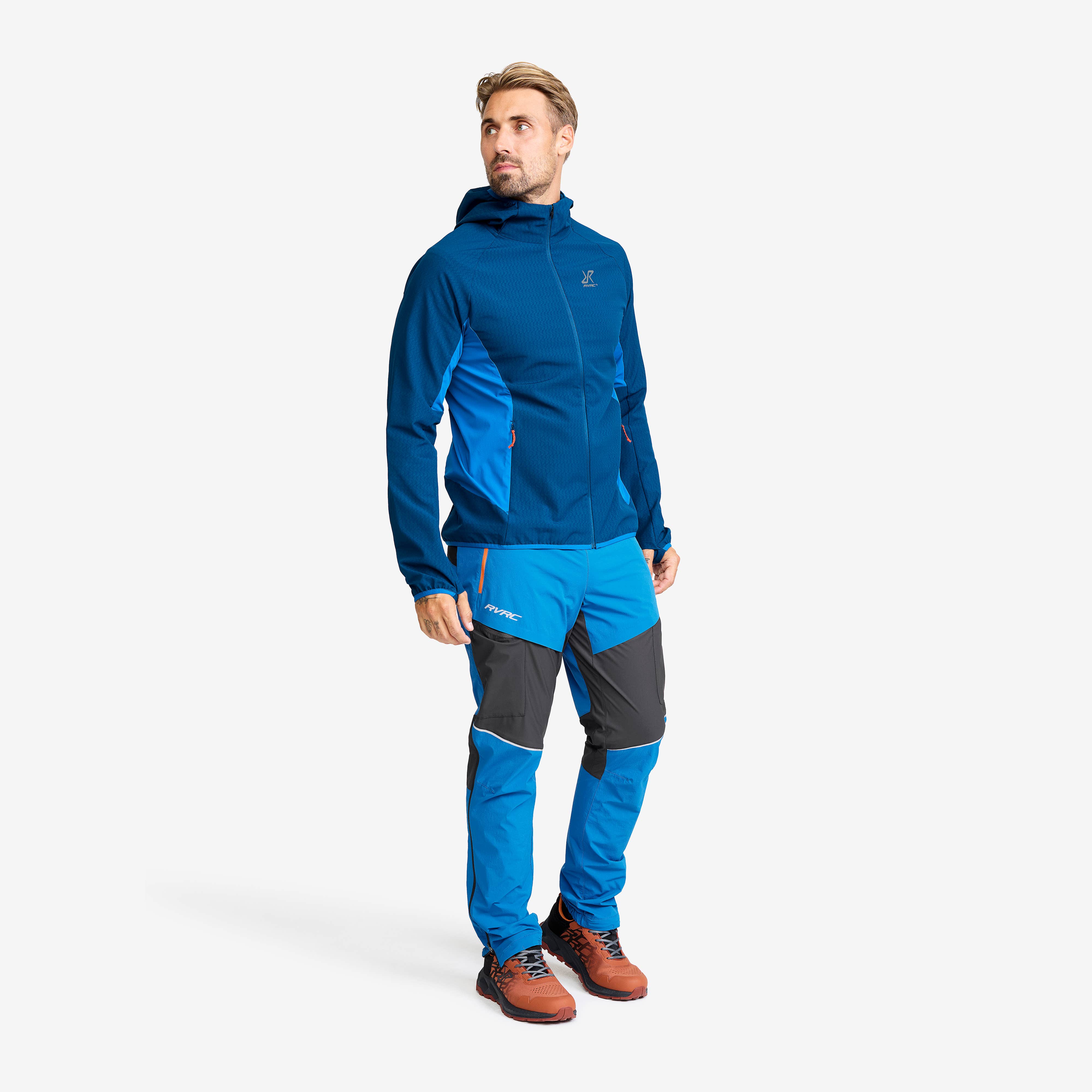 Distance Pro Wind Jacket Herre Imperial Blue/Blue Opal
