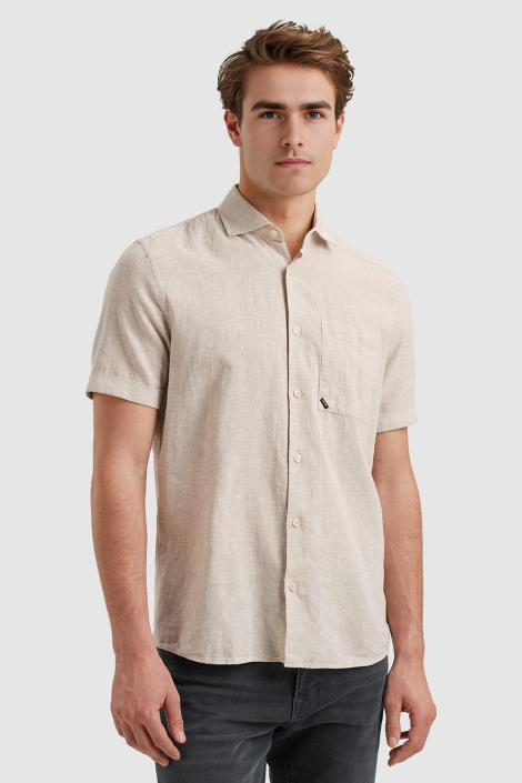 Vanguard beige heren overhemd