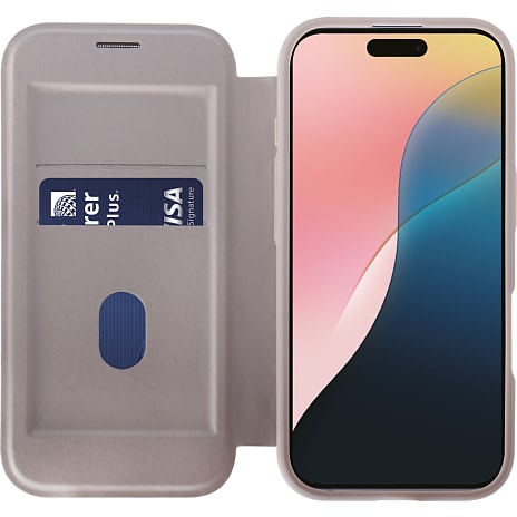 Vivanco iPhone 16 Mag wallet - greige