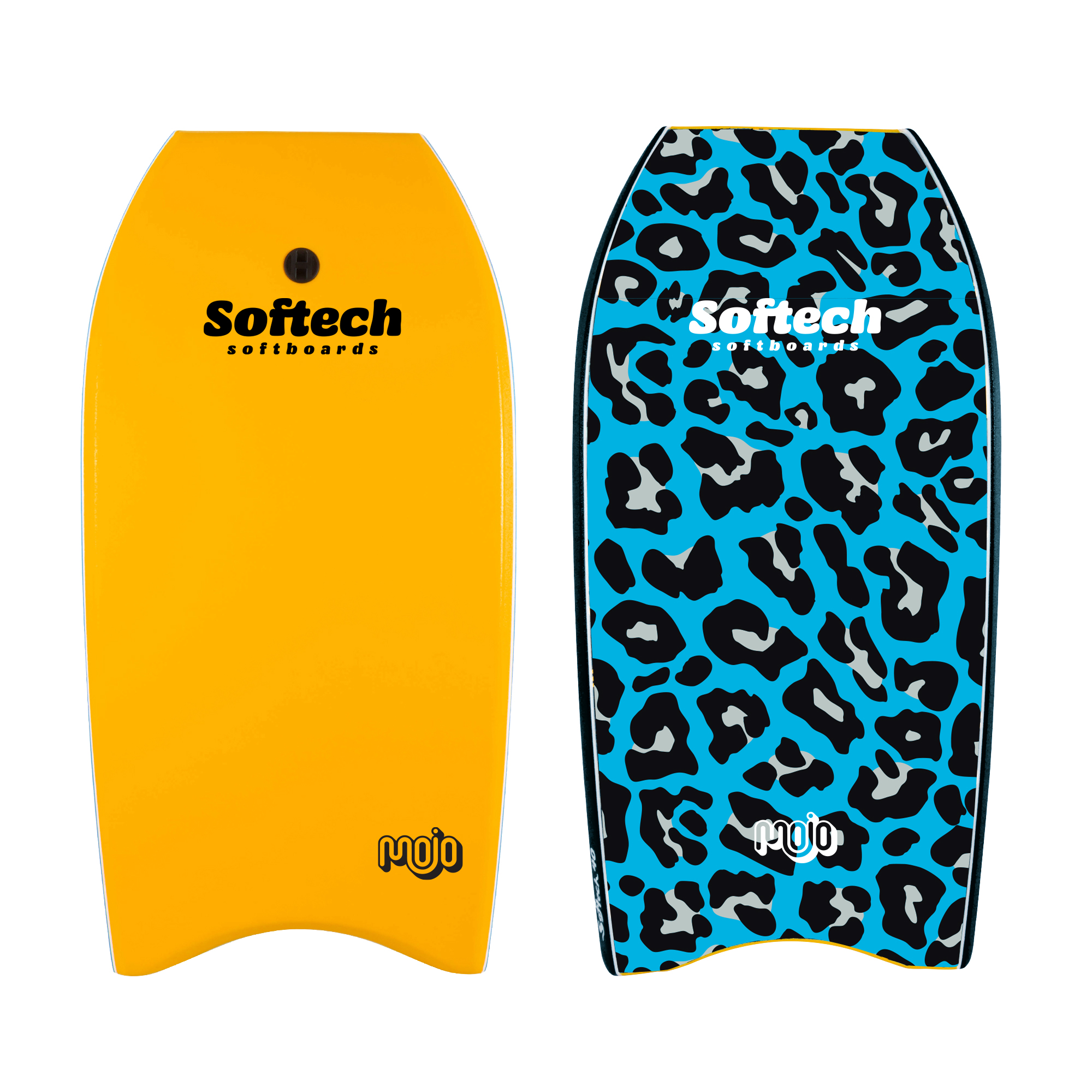 Softech Bodyboard Mojo - 2024 Mango Leopard