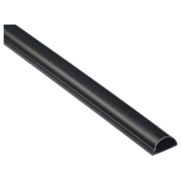 D-line kabelgoot halfrond zwart 30/15 mm 1 meter