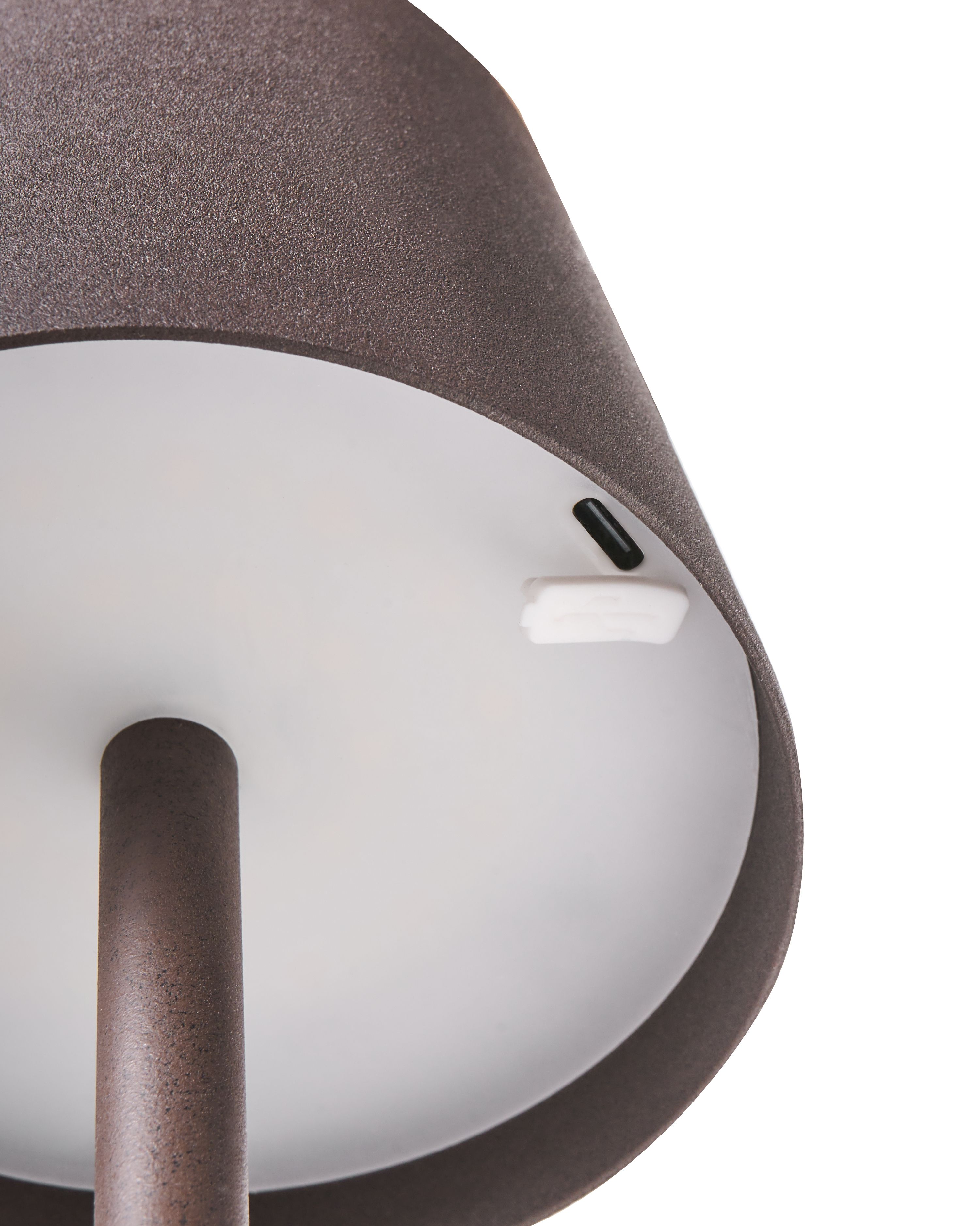 LED draadloze tafellamp BACEIRO met dimmer Metaal Bruin