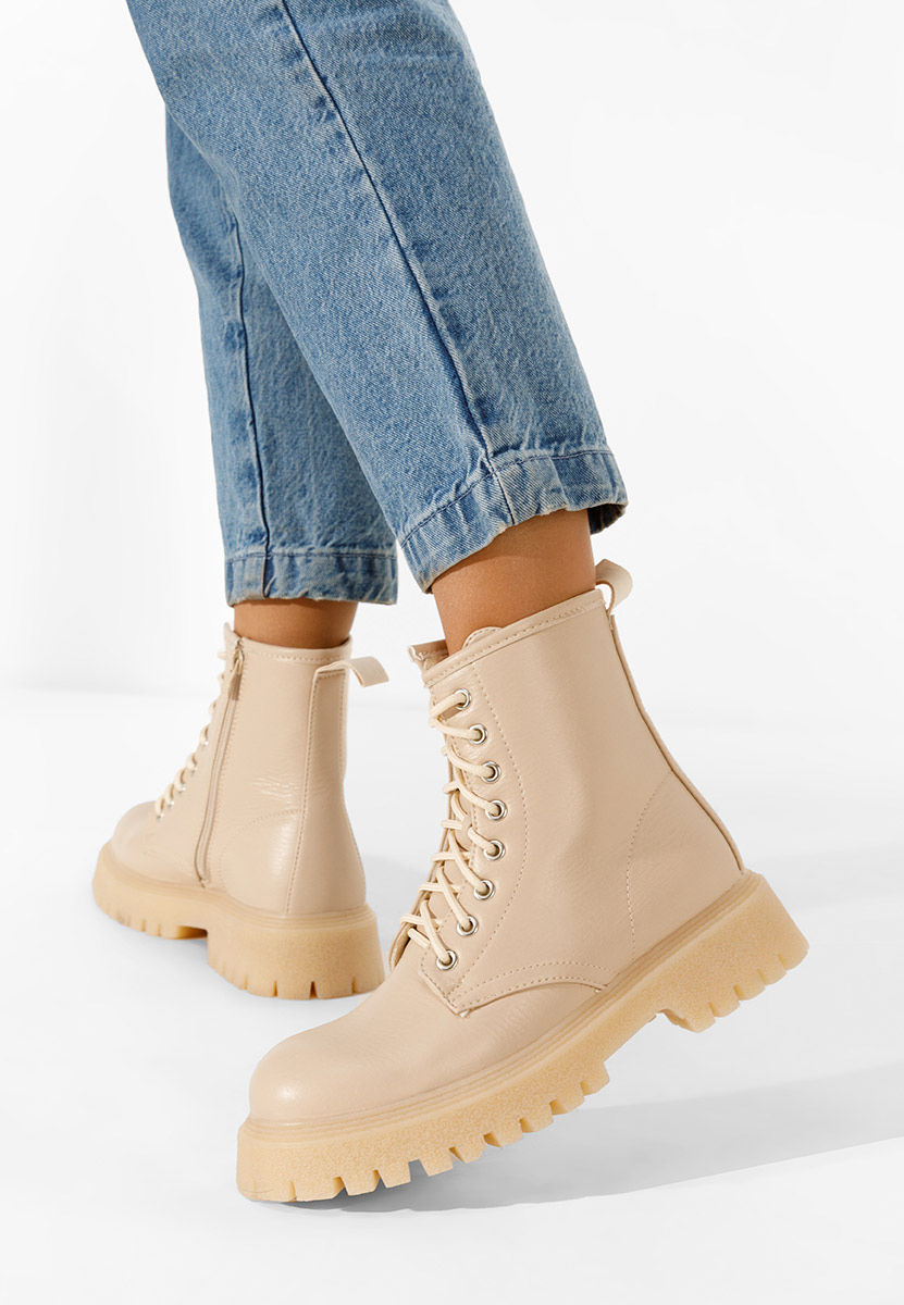 Bottines femme beige Lebrija