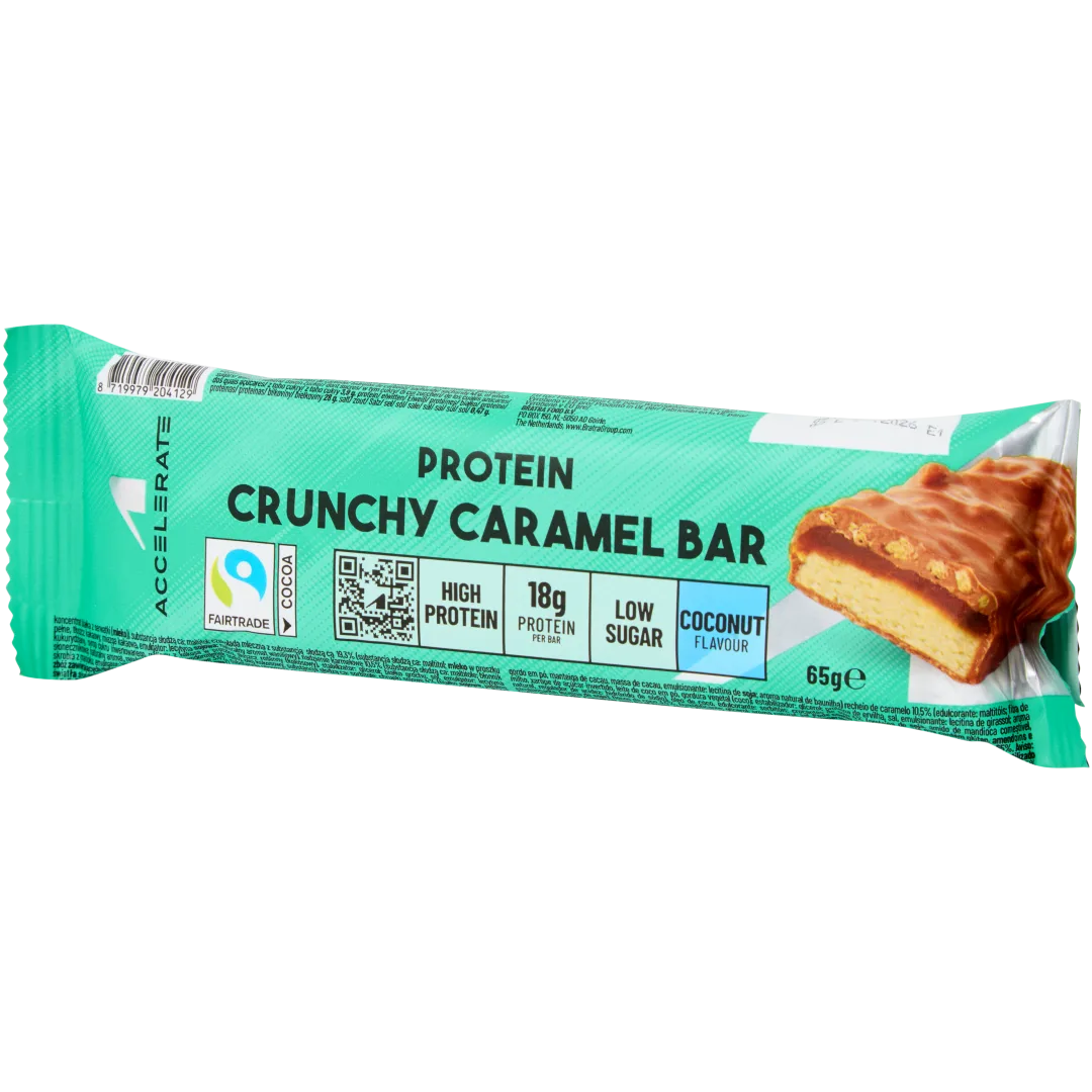 Barre protéinée Accelerate Crunchy Caramel